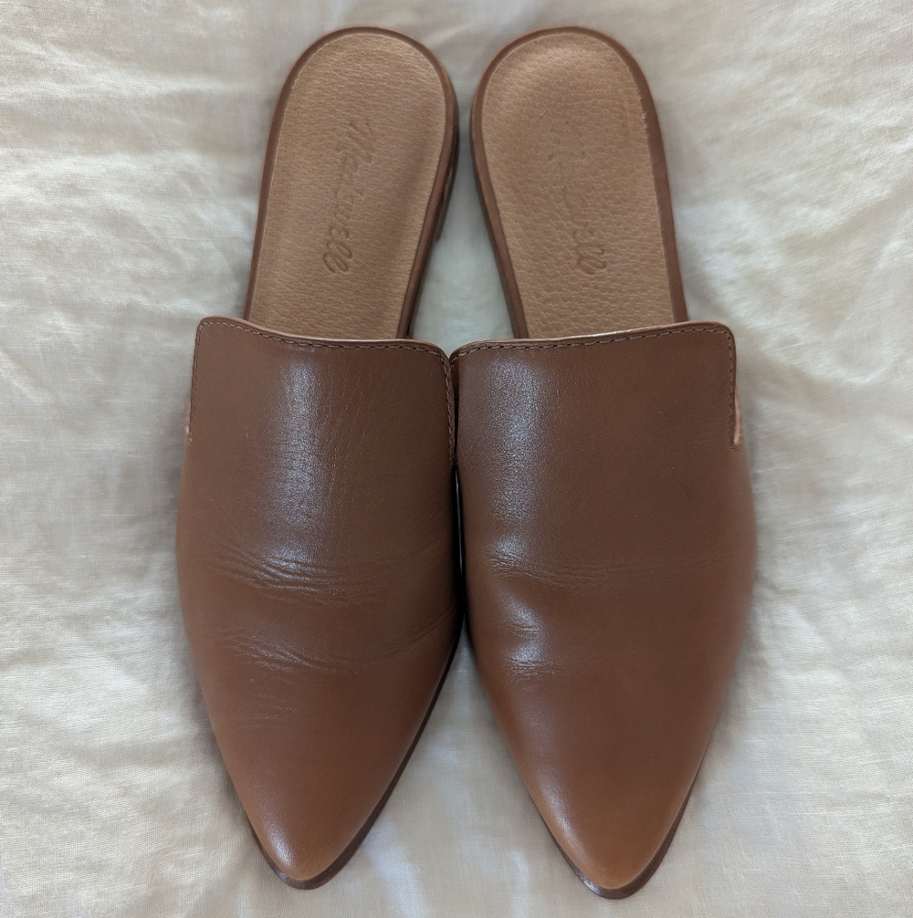 Madewell Brown Leather Women's Mules